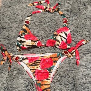 Stunning Jewel decor two piece